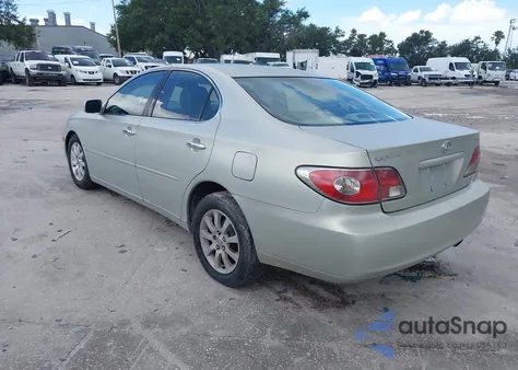 2002 Lexus Es 300 из США, поврежденный, VIN JTHBF30GX25001537
